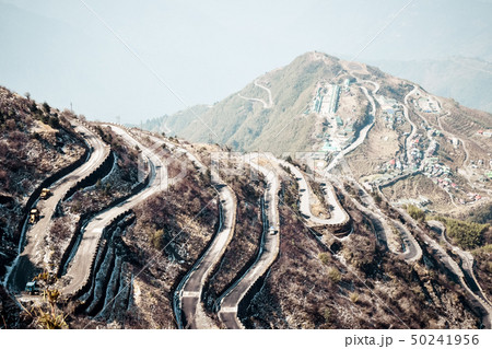Zuluk Silk Route - Winding road Tibet to India 50241956
