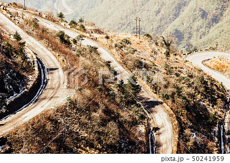 Zuluk Silk Route - Winding road Tibet to India 50241959