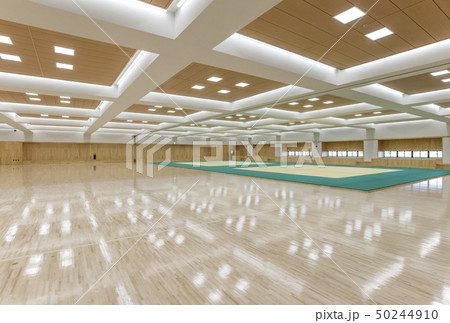体育館　スポーツ施設　室内競技場　多目的会場　スタジアム　イメージ素材 50244910