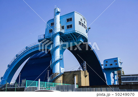 大阪市大正区港区・尻無川水門 大阪市大正区港区・尻無川水門 50249070