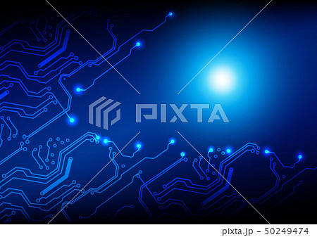 vector circuit board technology , Electronic - Stock Illustration  [50249474] - PIXTA