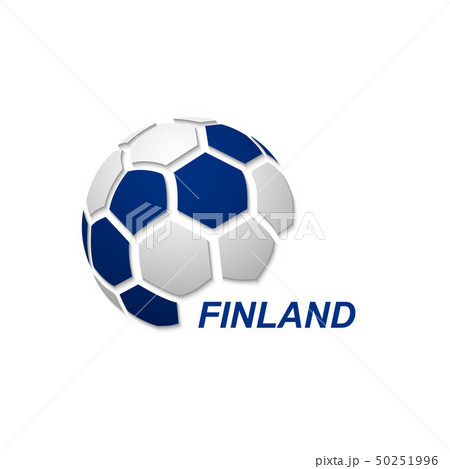 abstract soccer ball with national flag colors 50251996