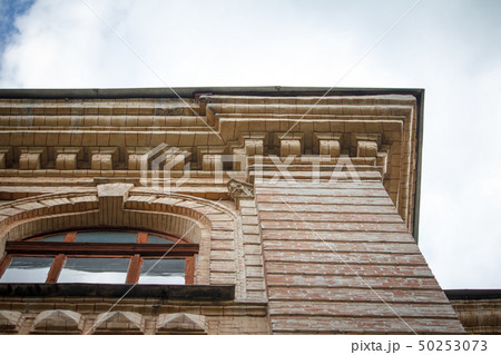 Closeup of architectural details and window of an 50253073