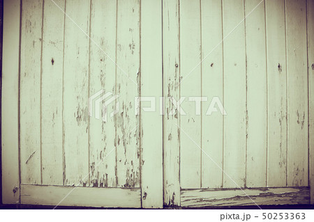 hole and Defect on grunge Wooden window 50253363