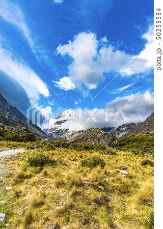 マウントクック国立公園のフッカーバレートラック 50253534