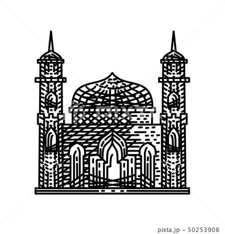 Mosque icon vector Illustration design template 50253908