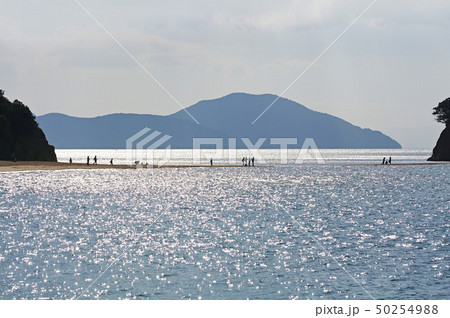【小豆島・観光名所】エンジェルロード(天使の散歩道)朝 【小豆島・観光名所】エンジェルロード(天使の散歩道)朝 50254988