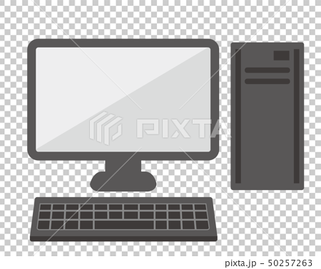 Pc屏幕台式電腦pc顯示器上網 插圖素材 圖庫