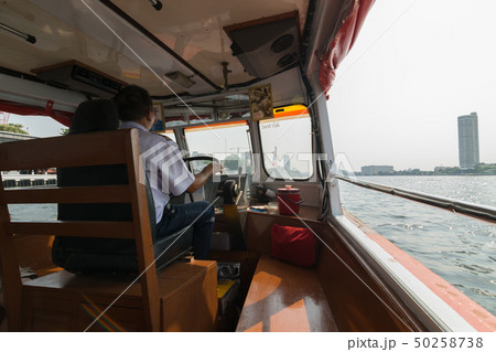 Boat travel on the Chao Phraya river 50258738