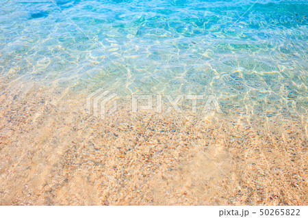 Crystal clear turquoise water near coastline. 50265822