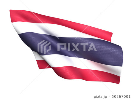 タイ 国旗 比率2 3のイラスト素材