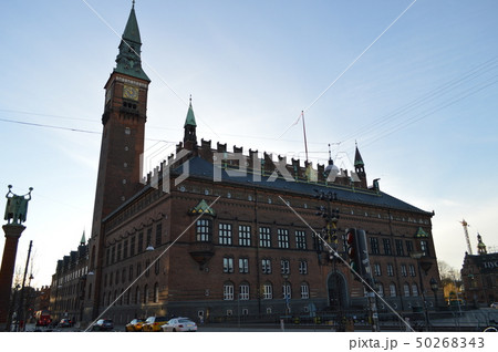 デンマーク、コペンハーゲン市庁舎 50268343