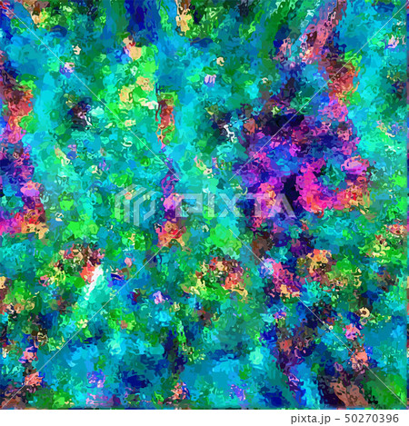 Seamless pattern from color splashes and smudges. Abstract seaml 50270396