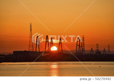 朝日と名港西大橋 朝日と名港西大橋 50270492