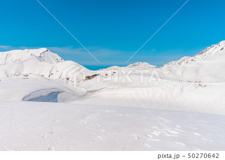 The japan alps  or the snow mountains wall  of 50270642