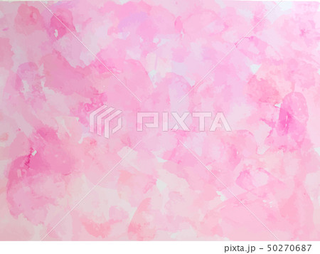 Colorful abstract vector background. Soft  pink watercolor stain 50270687