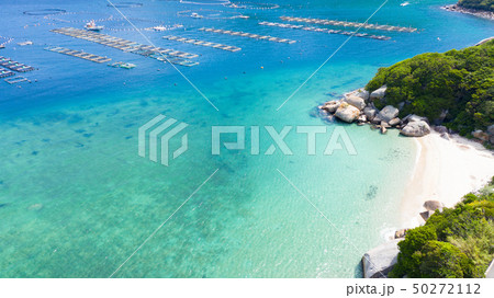 高知県 柏島の風景 ドローン空撮 50272112