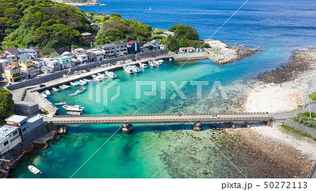 高知県 柏島の風景 ドローン空撮 50272113