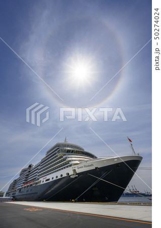 豪華客船クイーンエリザベスの上の「ハロ＝暈」 50274024