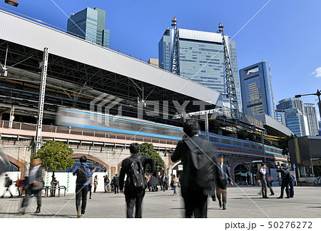 日本の東京都市景観 新橋駅を望む 日本の東京都市景観 新橋駅を望む 50276272