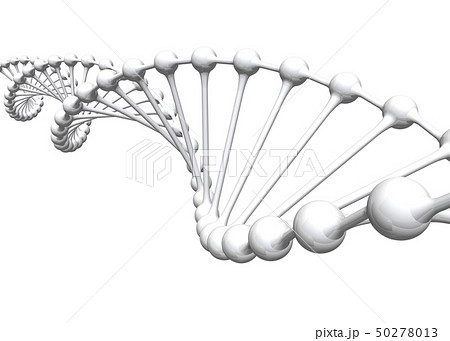 Dna 二重らせん 3dイラストレーションのイラスト素材