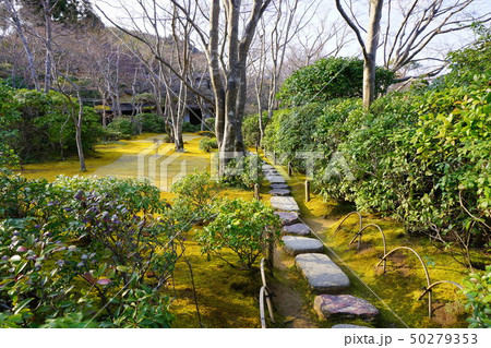 京都の有名な日本庭園！大河内山荘庭園 50279353
