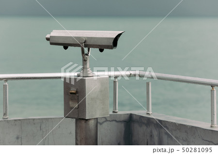 coin operated binoculars with sea view 50281095