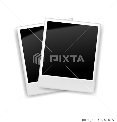 Realistic blank retro photo frame 50281815