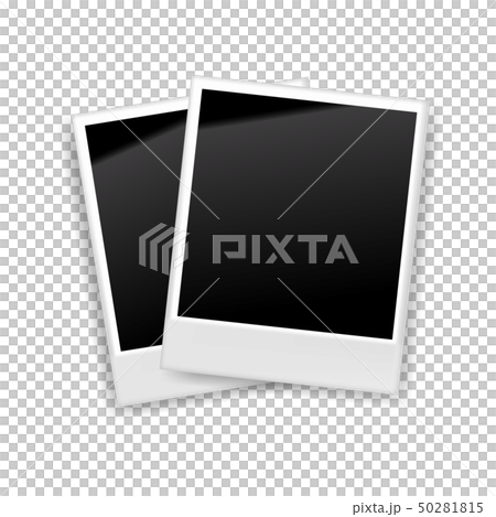 Realistic blank retro photo frame 50281815