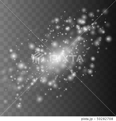 Glow light effect. Sparkle dust.  50282708