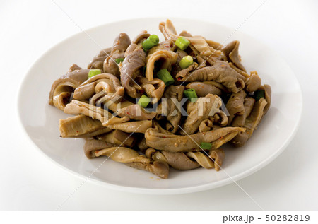 沖縄料理　豚中身イリチャー（豚中身の炒め物） 50282819