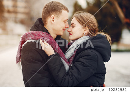 couple in a park 50282982