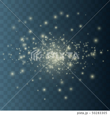 Glow light effect. Sparkle dust.  50283305