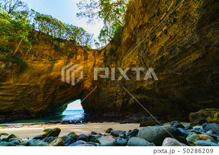 [静岡県] 南伊豆の自然　竜宮窟 50286209