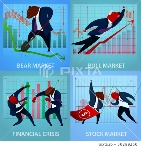 Banner Set Animal Trader in Forex Stock Market Banner Set Animal Trader in Forex Stock Market 50289250