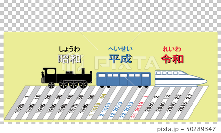 昭和　平成　令和の西暦と列車Ⅱ 50289347