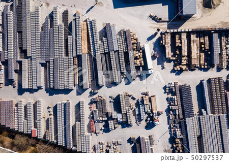 Aerial view of industrial building 50297537