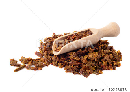 Propolis granules in a wooden shovel are isolated Propolis granules in a wooden shovel are isolated 50298858