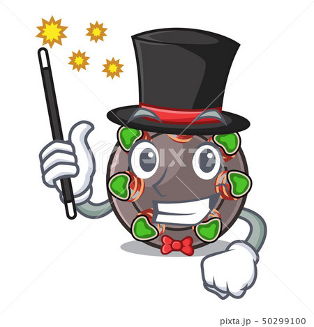 Magician escargot in the a cartoon shape 50299100