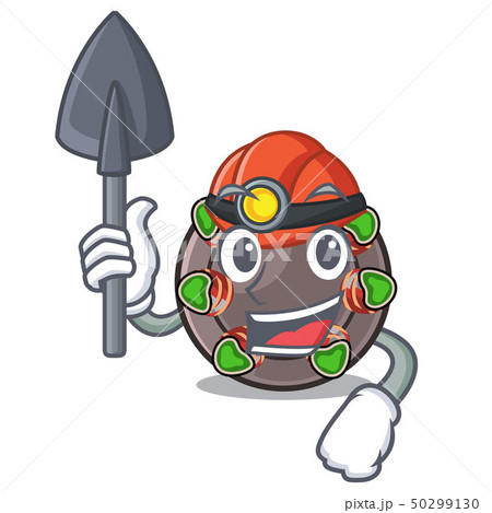 Miner fried escargot in a cartoon hot pan 50299130