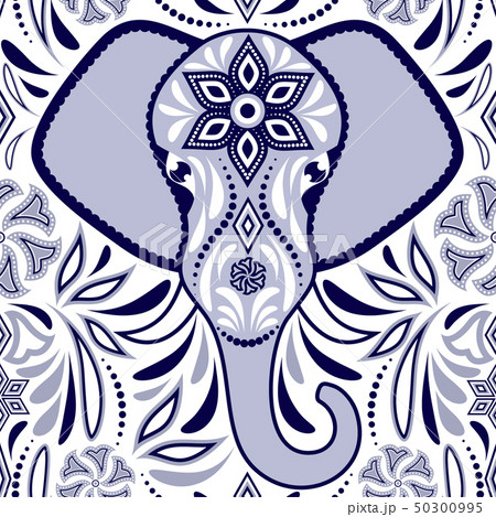 Pattern with elephant Pattern with elephant 50300995
