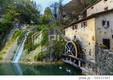 Ancient watermill wheel, Molinetto della Croda  50315567
