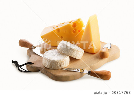 Different types of cheeses - brie, camembert Different types of cheeses - brie, camembert 50317768