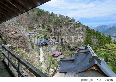 【山形山寺】山寺春の景色 50317840