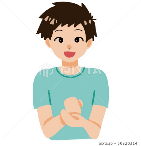若い男性　納得 50320314