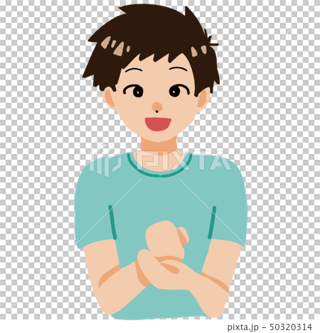 若い男性　納得 50320314