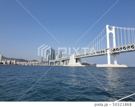 海 風景 広安大橋 50321868