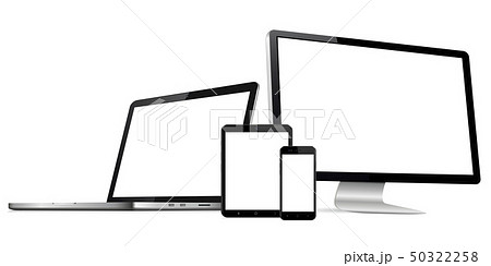 Responsive web design modern digital devices set Responsive web design modern digital devices set 50322258