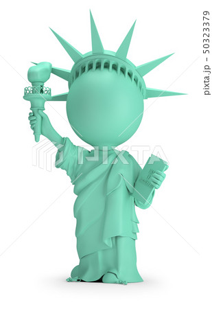 3d small people - Statue of Liberty 3d small people - Statue of Liberty 50323379