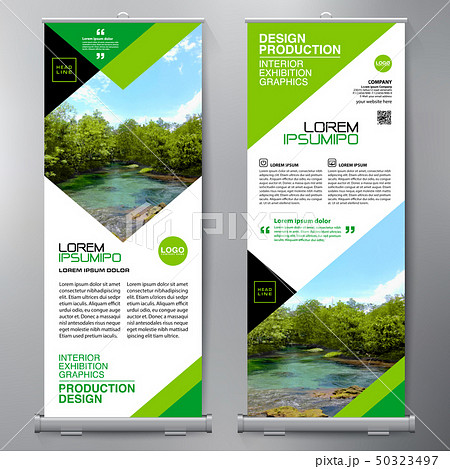 Business Roll Up. Standee Design. Banner Template. 50323497